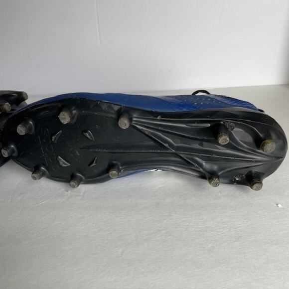 Adidas Adizero Football Cleats Size 9 Blue and White - Picture 9 of 12